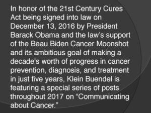 Communicating About Cancer Series Info